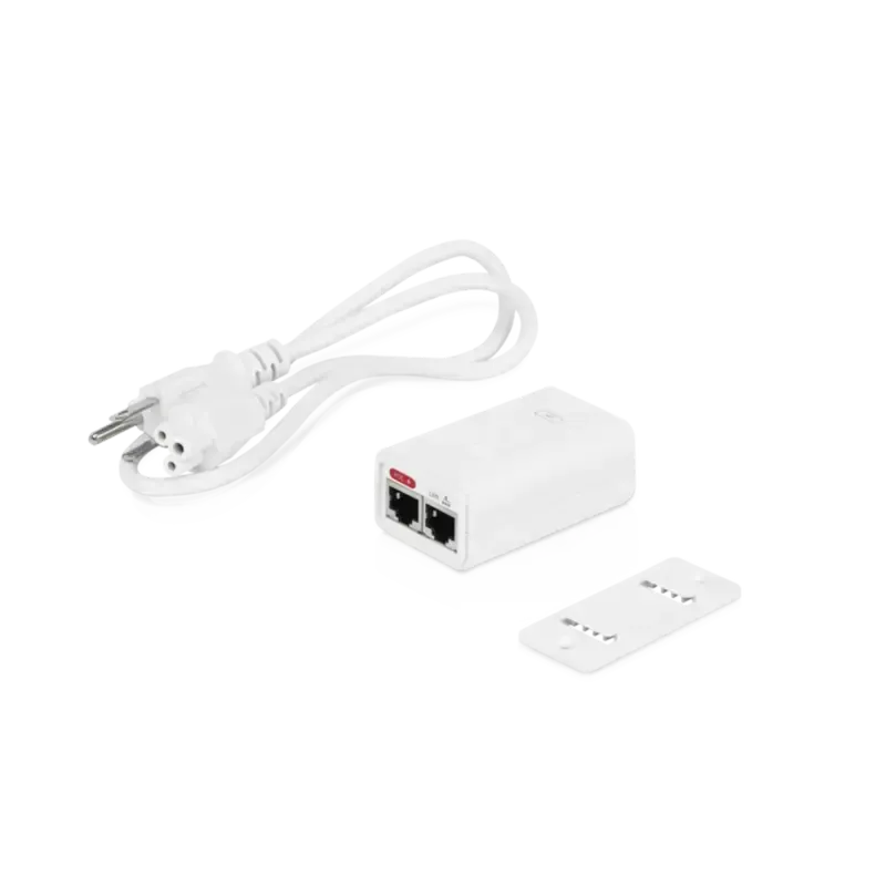 Adaptador PoE Ubiquiti Gigabit de 24 VDC, 0.3 A Adaptador PoE Ubiquiti Gigabit de 24 VDC, 0.3 A