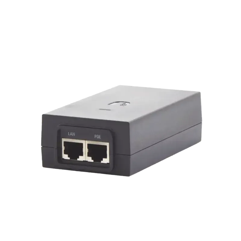 Adaptador PoE Ubiquiti de 50 VDC, 1.2 A puerto Gig Adaptador PoE Ubiquiti de 50 VDC, 1.2 A puerto Gig