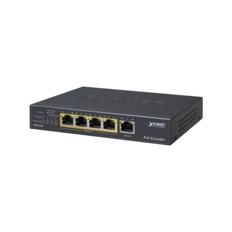Extensor Ultra PoE de 65 Watts Con 4 Puertos Gigab