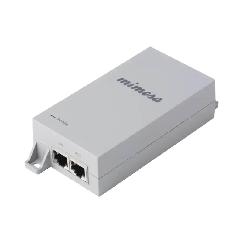 Inyector PoE Pasivo Gigabit 50 V para radios A5-14 Inyector PoE Pasivo Gigabit 50 V para radios A5-14