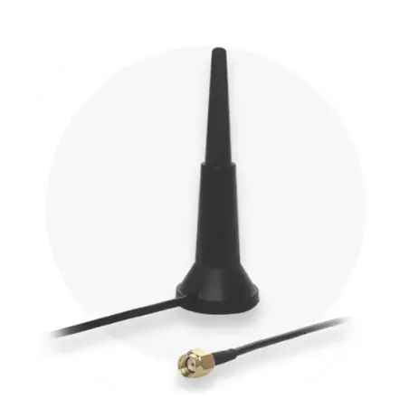 Antena WiFi Doble Banda SMA, 3 dBi, Magnetica, cab
