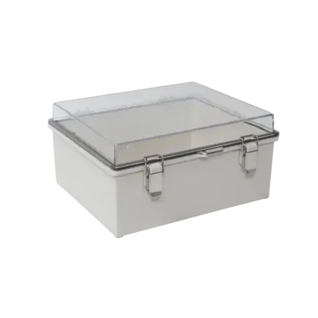 Gabinete Plástico ABS, Puerta Transparente, Uso en