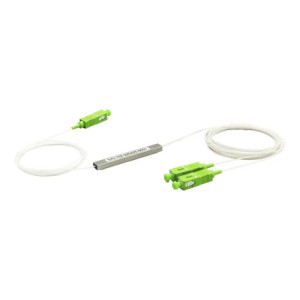 Splitter Divisor Óptico tipo PLC, de 1x2, con