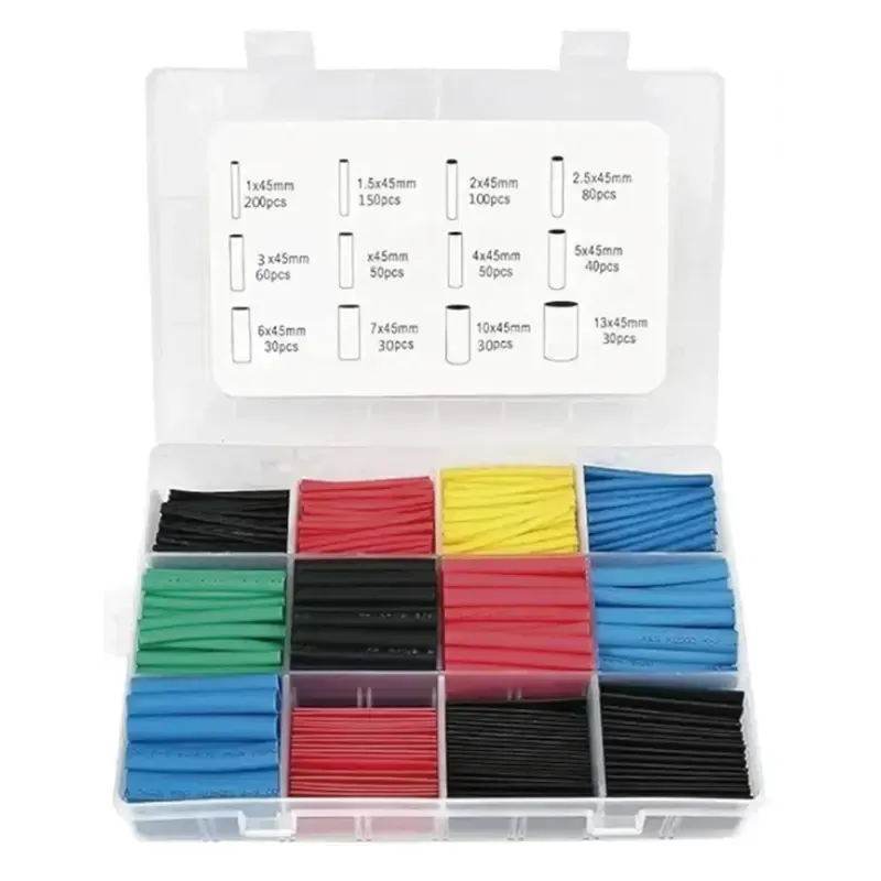 850 Tubos Termoencogibles Termofit 2:1, de 12 Dife 850 Tubos Termoencogibles Termofit 2:1, de 12 Dife