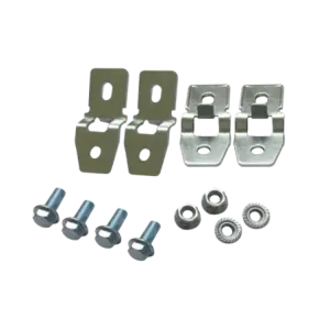 Juego de 4 Pestañas Metálicas para Fijación a Pare