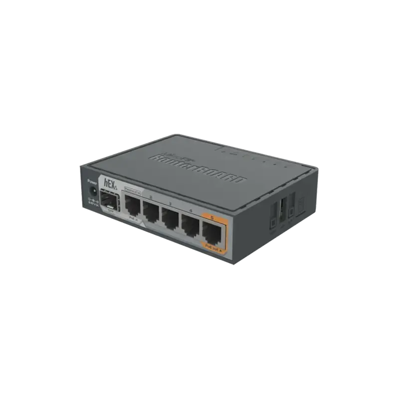 hEX S Router Dual Core, 5 puertos Gigabit, 1 Puert