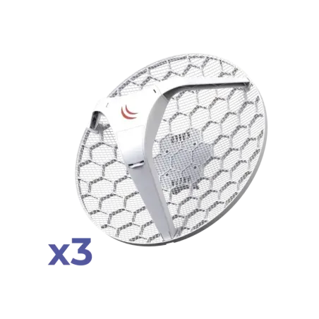 Paquete 3 LHG 5 Cliente y PtP en 5 GHz 802.11 a/n,