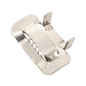 Hebilla de Acero Inoxidable T, 3-4in, 100 pie