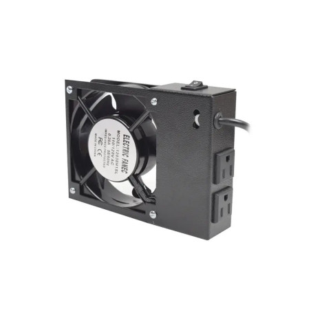 Ventilador 110 Vca con Clavija para Gabinete