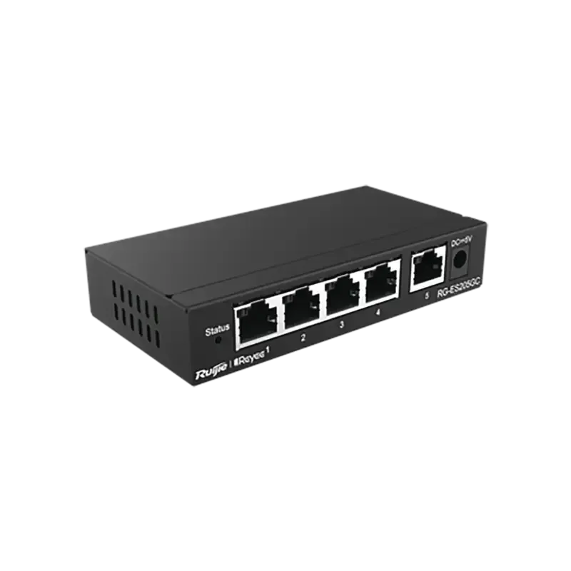 Switch Administrable con 5 puertos Gigabit, gestió Switch Administrable con 5 puertos Gigabit, gestió
