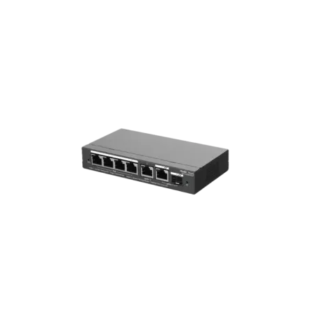 Switch Administrable con 4 puertos Gigabit PoE, 2