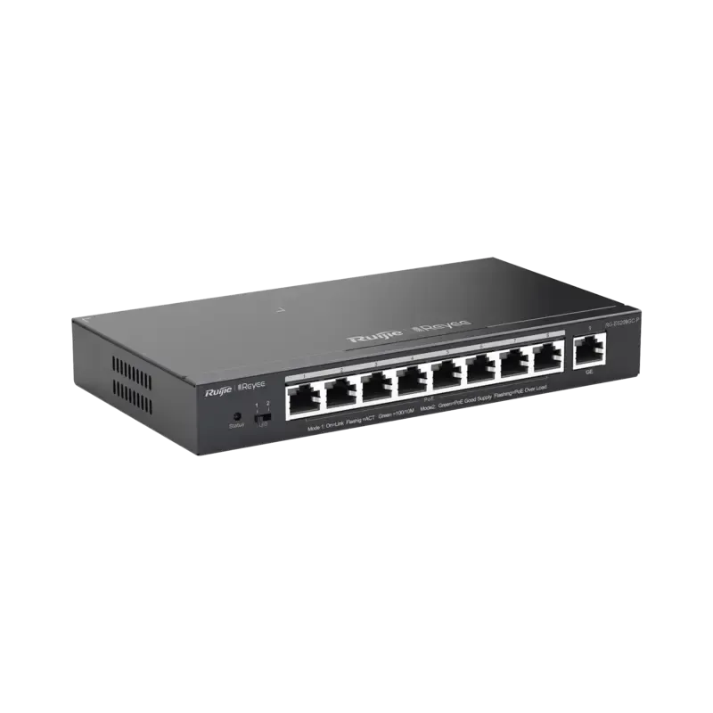 Switch Administrable 8 Puertos PoE+ 802.3af/at Gig Switch Administrable 8 Puertos PoE+ 802.3af/at Gig