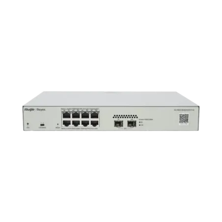 Switch Administrable PoE Capa 2 con 8 puertos Giga