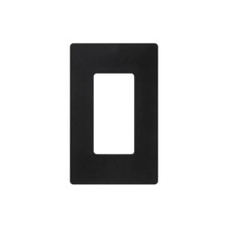 Placa de pared 1 espacio, para atenuador dimmer, a