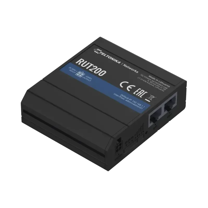 Router LTE, Slot para SIM, 2 puertos Ethernet 10/1 Router LTE, Slot para SIM, 2 puertos Ethernet 10/1