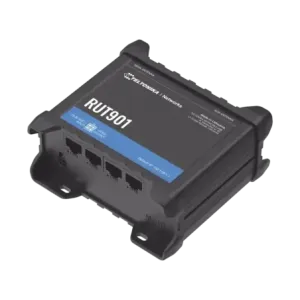 Router LTE dual SIM, 4 puertos Ethernet, conectori