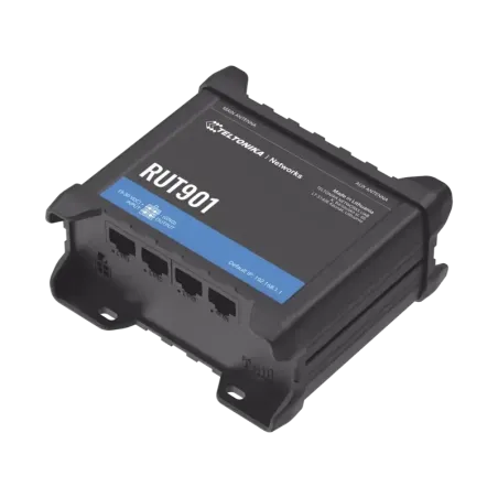 Router LTE dual SIM, 4 puertos Ethernet, conectori