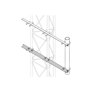 Brazo Lateral Liviano para Tramo STZ30G Galvanizad