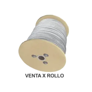 Cable de Retenida de 1/4in, Resistencia 2154 Kg, 7