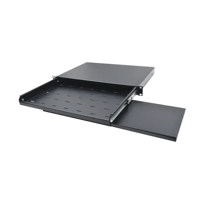 Charola Abatible para Teclado y Ratón con Rack de Charola Abatible para Teclado y Ratón con Rack de