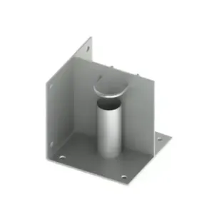 Base de piso o esquina para mástil de 2in