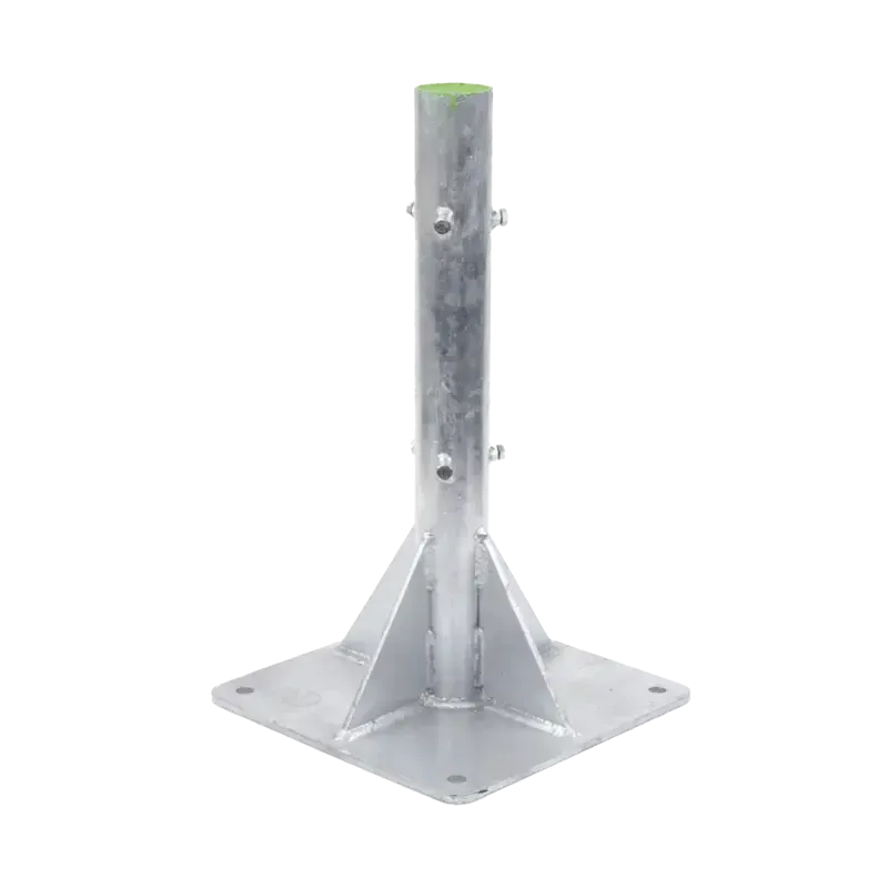 Base para Mástil Hasta 2in con Opresores, Base de Base para Mástil Hasta 2in con Opresores, Base de