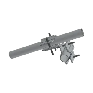 Herraje Adaptador Cruzado para Mástil para Diámetr