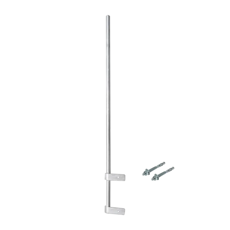 Mástil Liviano de Pared de 1.5 m Diam. 1-1/4in con Mástil Liviano de Pared de 1.5 m Diam. 1-1/4in con