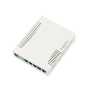Switch Mikrotik 5 puertos Gigabit Ethernet y