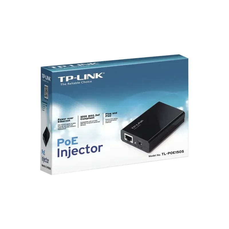 Inyector PoE 15WGigabit 802.3 af2 puerto 10/100/10 Inyector PoE 15WGigabit 802.3 af2 puerto 10/100/10