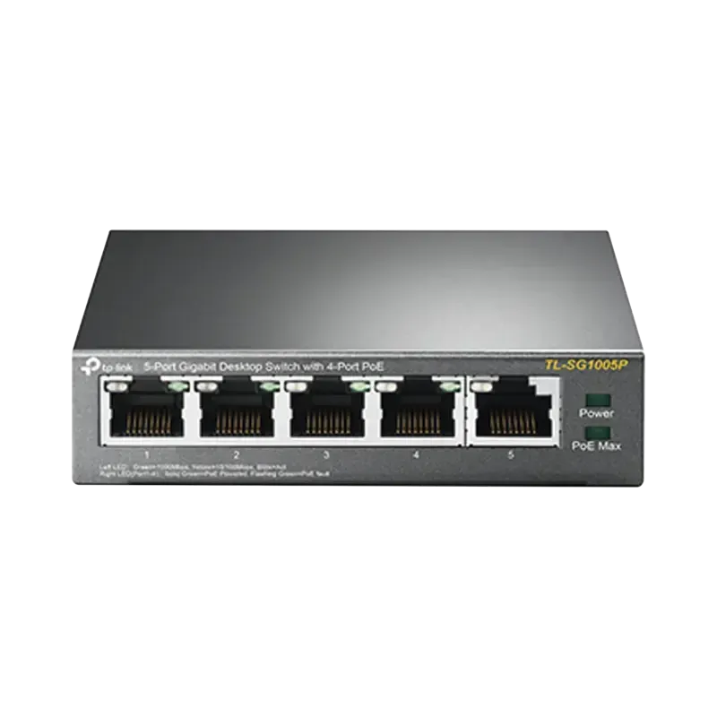 Switch Escritorio No Administrable de 5 puertos 10 Switch Escritorio No Administrable de 5 puertos 10