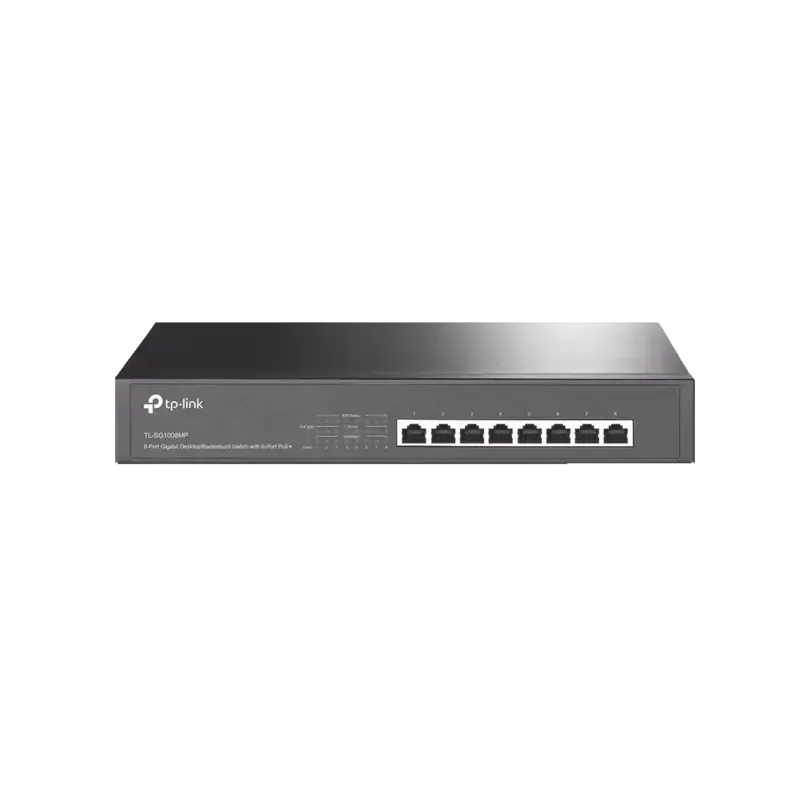 Switch Gigabit PoE+ no administrable de 8 puertos Switch Gigabit PoE+ no administrable de 8 puertos