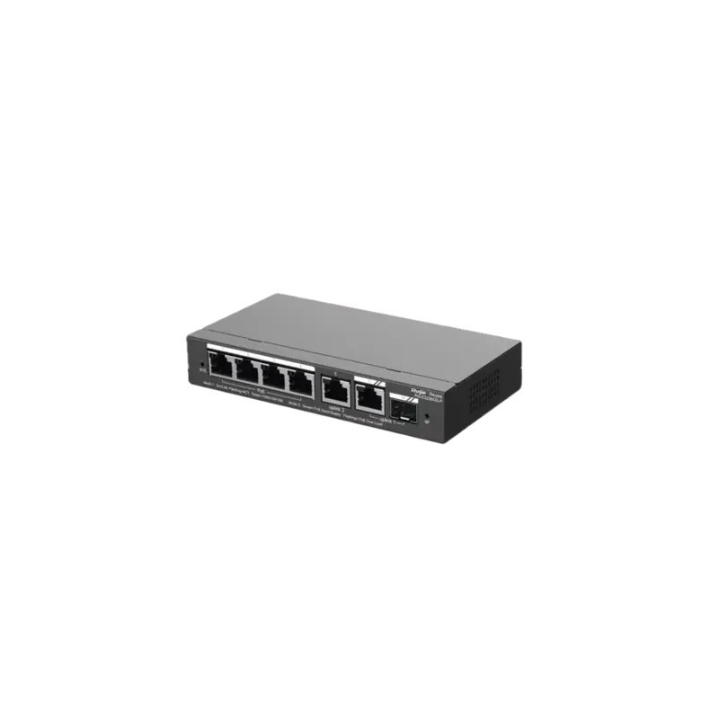 Switch Administrable con 4 puertos Gigabit Po Switch Administrable con 4 puertos Gigabit Po