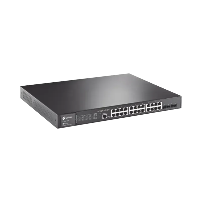 Switch L2+ Omada PoE+24 Puertos PoE+ 10/100/1000 M Switch L2+ Omada PoE+24 Puertos PoE+ 10/100/1000 M