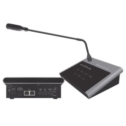 Microfono Remoto de 4 Zonas Para Sistema de Voceo