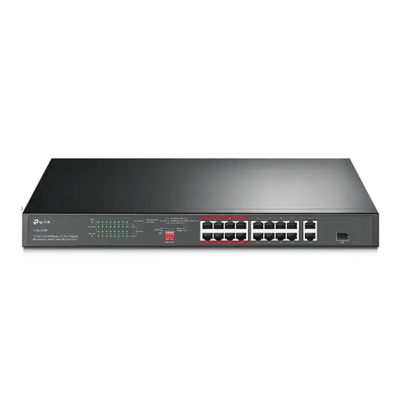 Switch PoE+ no Administrable 16 puertos 10/100 Mbp Switch PoE+ no Administrable 16 puertos 10/100 Mbp