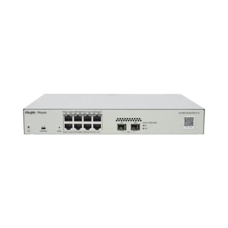 Switch Administrable PoE Capa 2 con 8 puertos