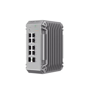 Switch Industrial PoE, Ideal para temperatura