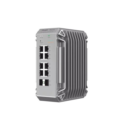 Switch Industrial PoE, Ideal para temperatura