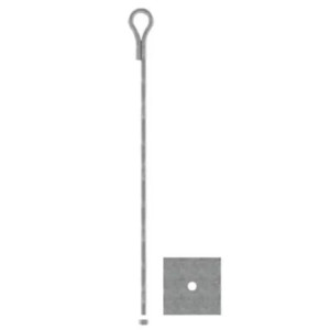 Ancla para Retenida para Muro con Ojo de Llav