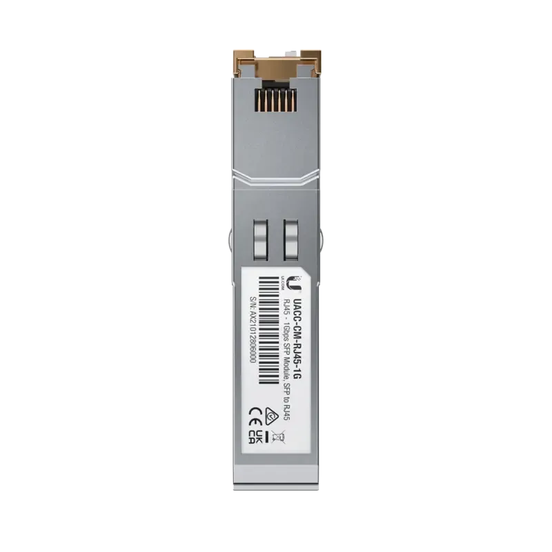 UFiber Módulo de fibra SFP convertidor a cobre RJ4