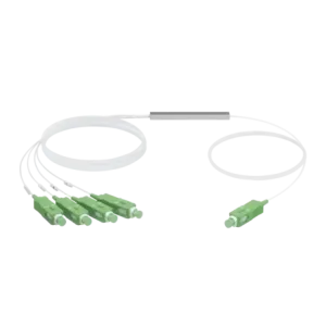 UFiber Splitter Divisor Óptico PLC 1 x 4, con cone