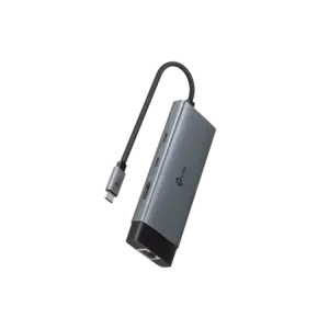 Adaptador HUB 6 en 1, 1 puerto USB-C entrada, 1 pu