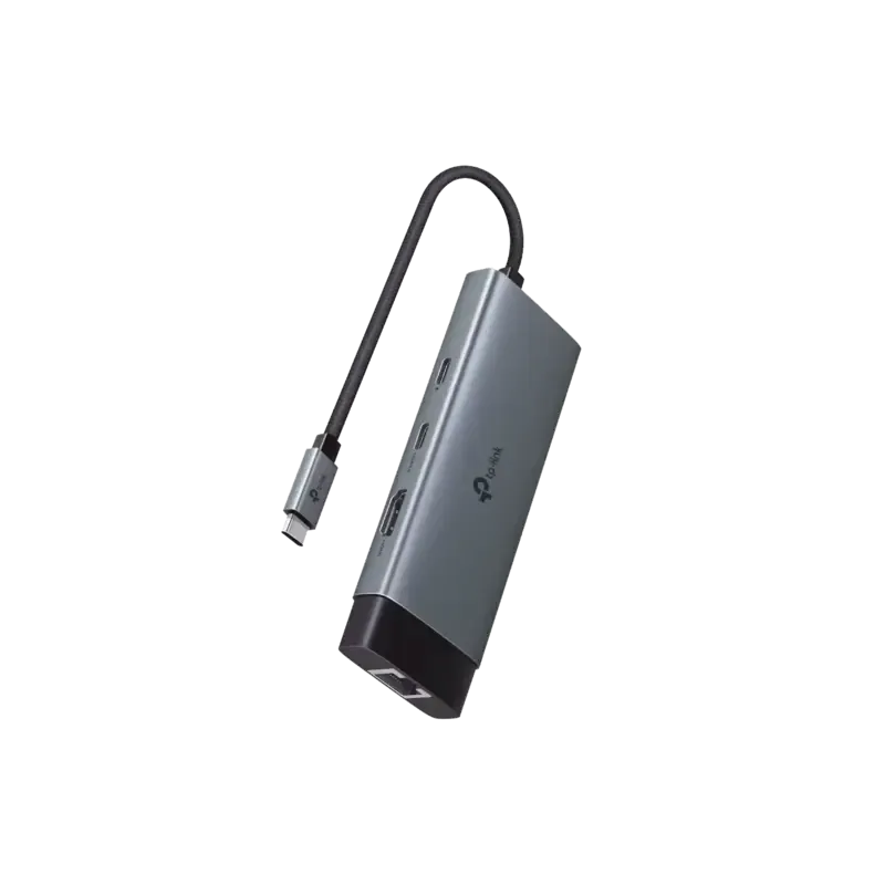 Adaptador HUB 6 en 1, 1 puerto USB-C entrada, 1 pu Adaptador HUB 6 en 1, 1 puerto USB-C entrada, 1 pu