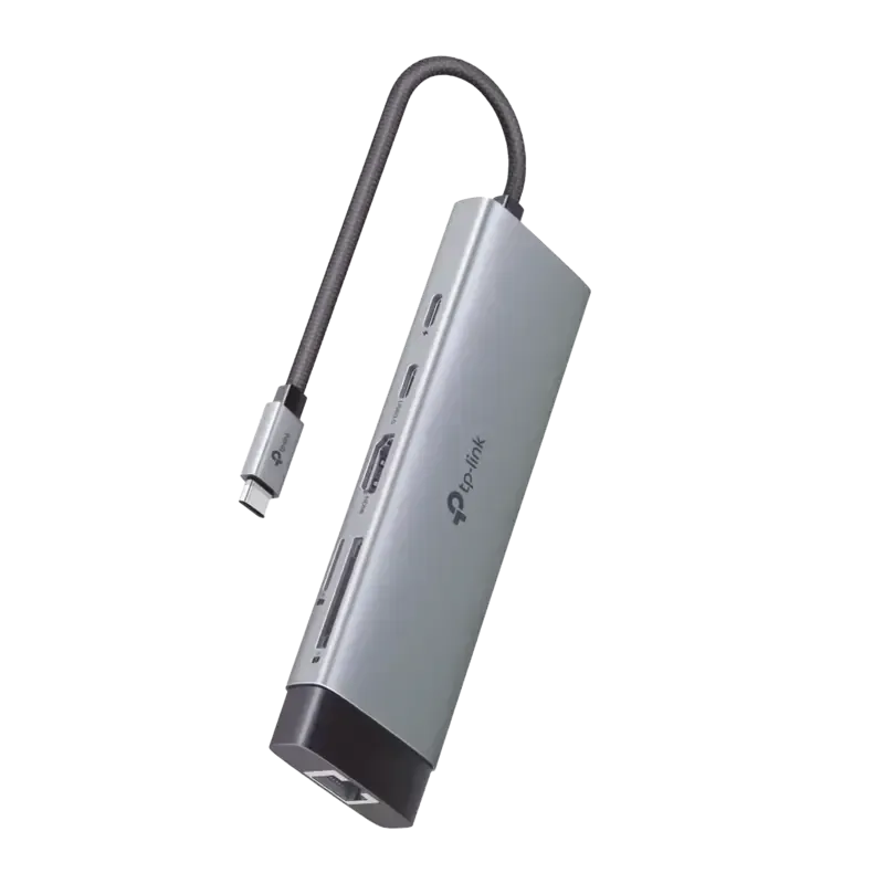 Adaptador HUB 9 en 1, 1 puerto USB-C entrada, 1 pu Adaptador HUB 9 en 1, 1 puerto USB-C entrada, 1 pu
