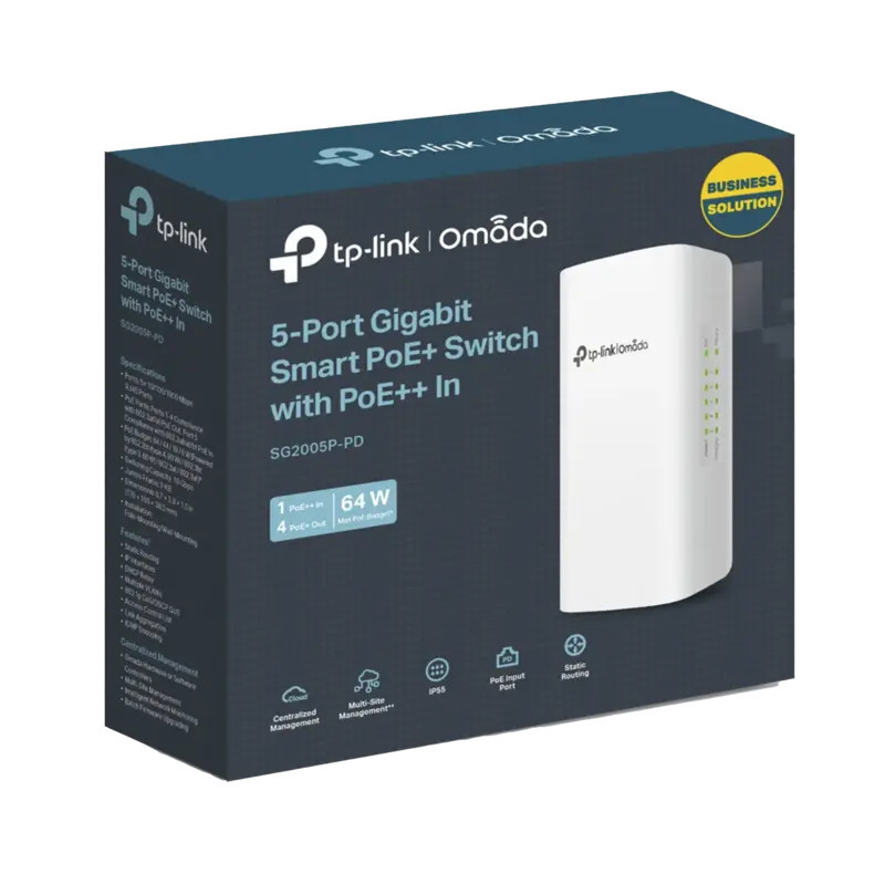 Switch PoE Omada Para Exterior - 1 Puerto PoE Switch PoE Omada Para Exterior - 1 Puerto PoE
