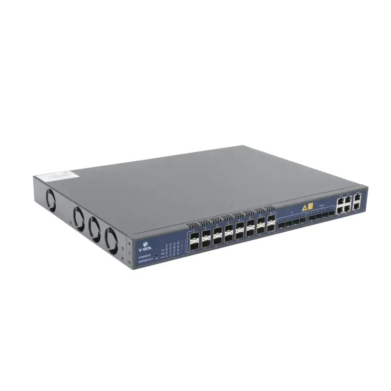 OLT de 16 puertos EPON con 12 puertos Uplink 4 pue OLT de 16 puertos EPON con 12 puertos Uplink 4 pue