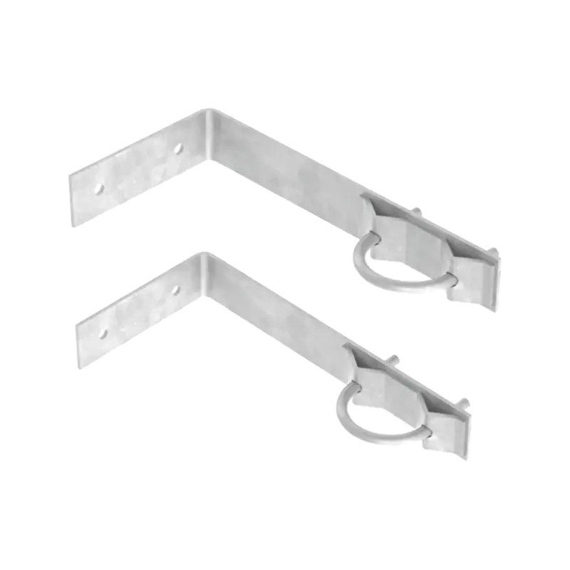 Juego de 2 Herrajes de Pared para Sujeción de Juego de 2 Herrajes de Pared para Sujeción de