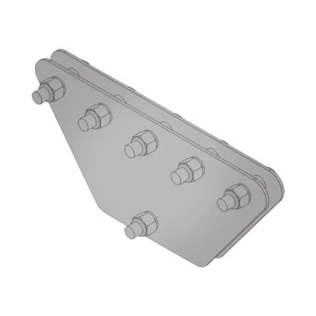 Placas igualadoras con tornillería y separado
