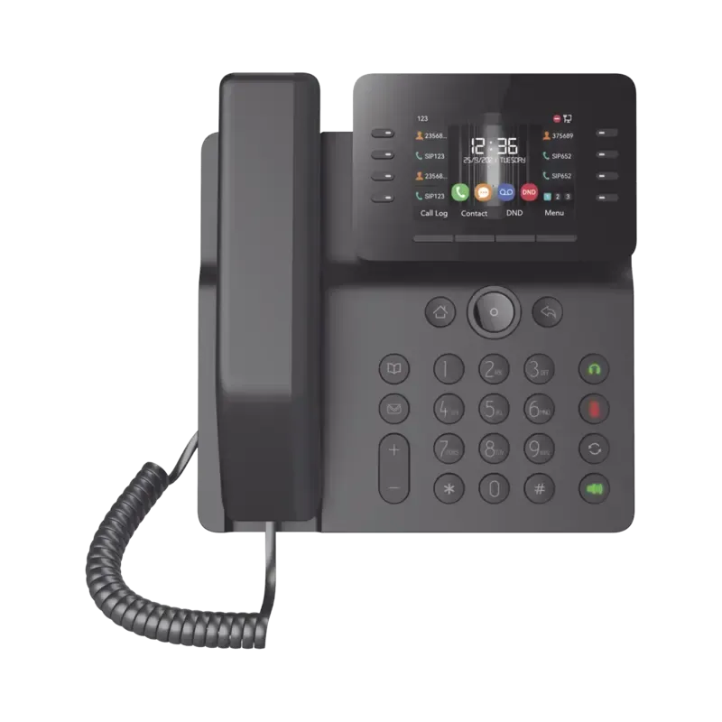 Teléfono IP Empresarial Esencial WiFiBluetooth, 12 Teléfono IP Empresarial Esencial WiFiBluetooth, 12